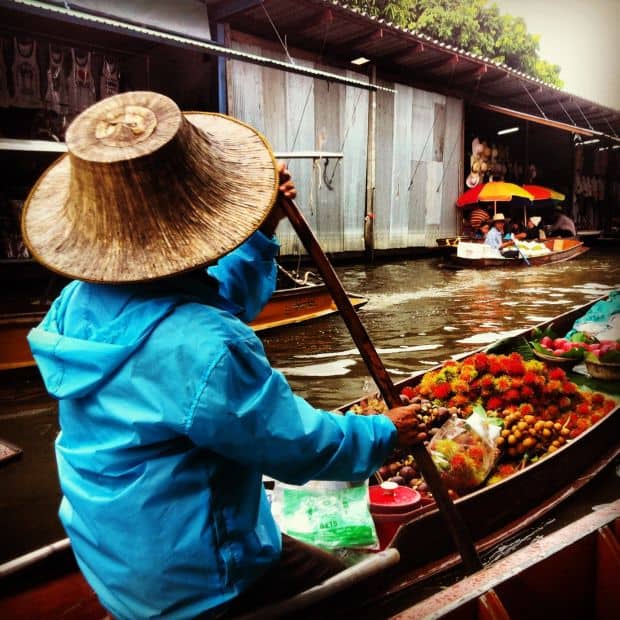 Damnoensaduak Floating Market, Thailand. Photo: Mindy Terry