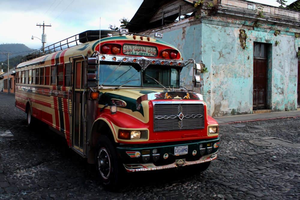 chicken bus guatemala