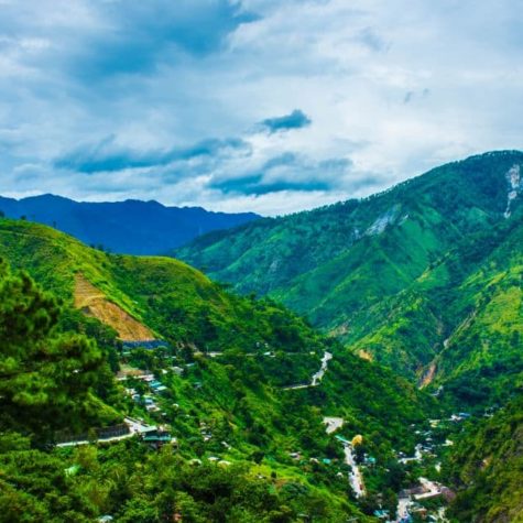 Mountain Views over Baguio City Philippines