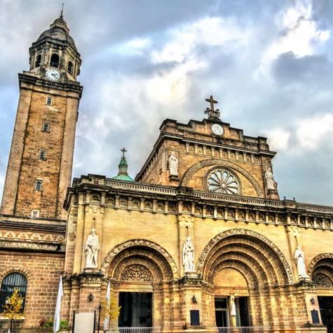 Manila Cathedral in Intramuros, the Philippines