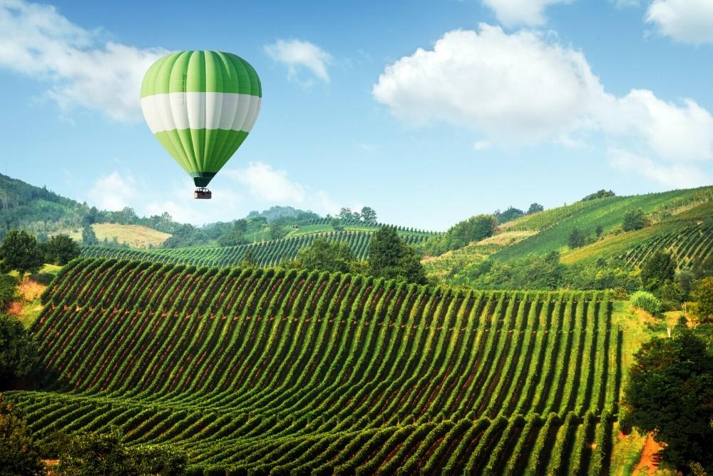 zbor cu balonul in Toscana