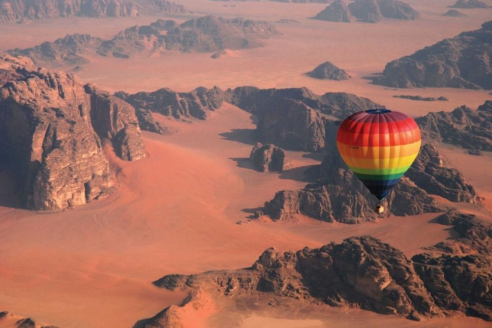 zbor cu balonul Wadi Rum