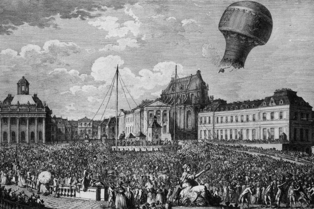 primul zbor cu balonul