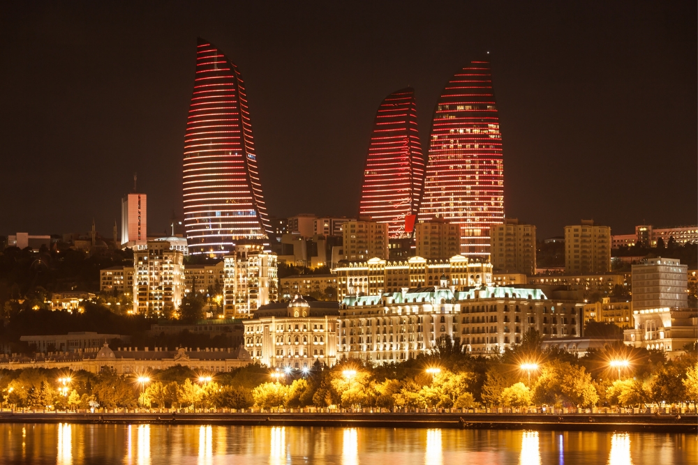 flame towers baku