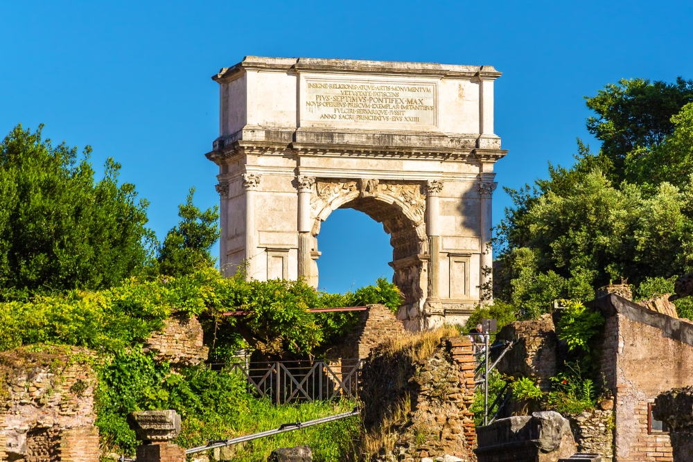 Arcul lui Titus forumul roman
