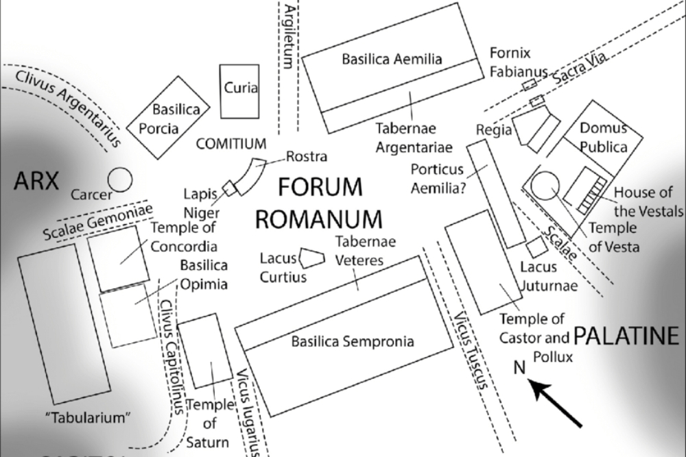 Harta Forumului Roman