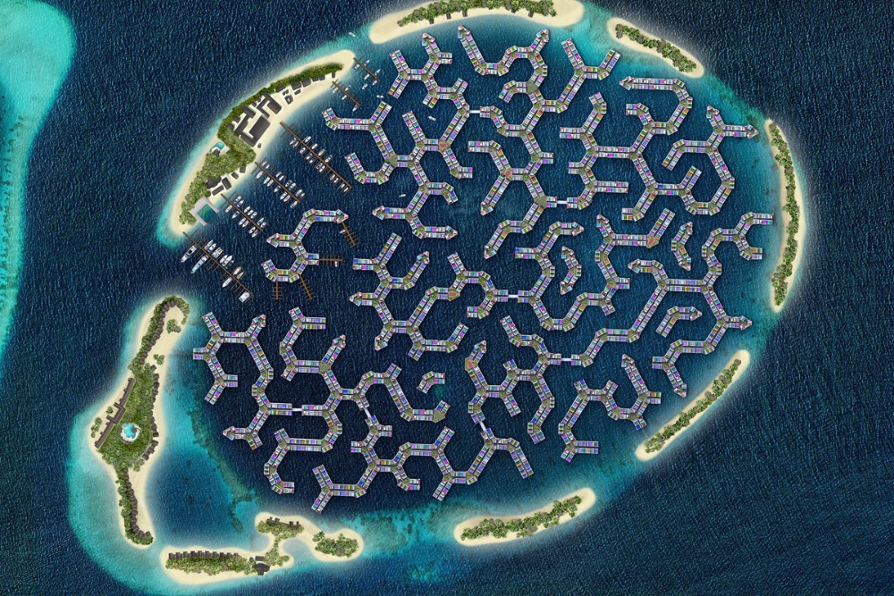 Floating City Maldive